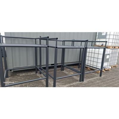 Solidna podstawa metalowa / stojak pod zbiornik IBC mauzer 1000l